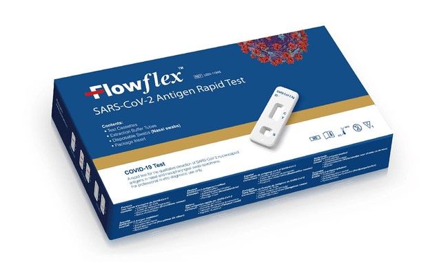 Flowflex™ Antigen Rapid Test Lateral Flow Self Test Kit SARS‐CoV‐2 