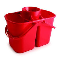 15ltr Duo Mop Bucket Red