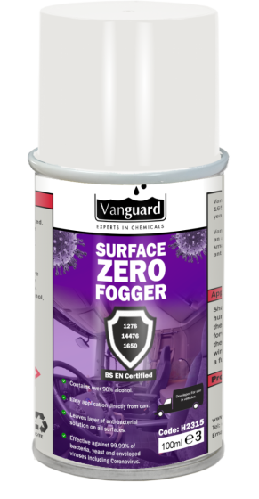 Vanguard Surface Zero Anti-Viral Fogger (100ml) BSEN 14476