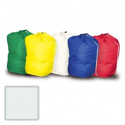 MIP Drawstring Laundry Bag - White