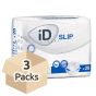 iD Expert Slip Plus - Large (Cotton Feel) - Carton - 3 Packs of 28