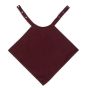 MIP Napkin Style Dignified Adult Apron - Maroon - 45cm x 45cm