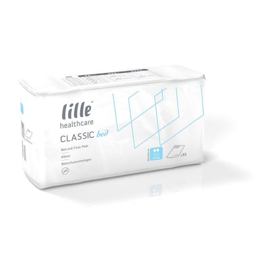 Lille Healthcare Classic Bed Pad - Extra - 60cm x 90cm - Pack of 35