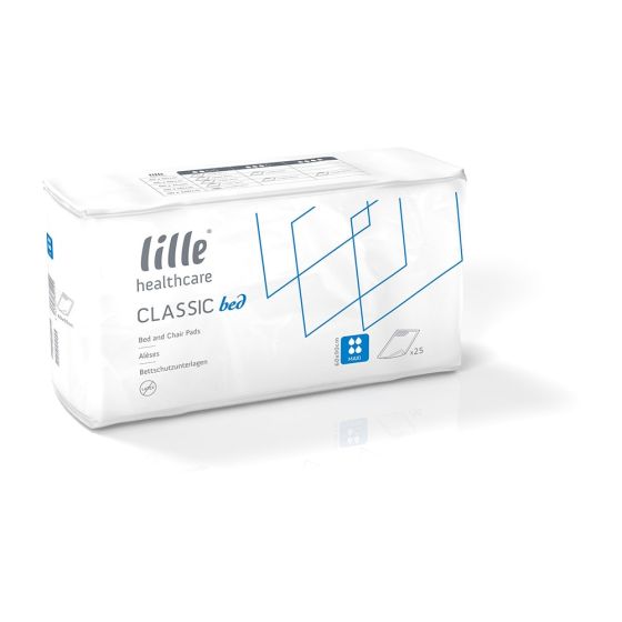 Lille Healthcare Classic Bed Pad - Maxi - 60cm x 90cm - Pack of 25