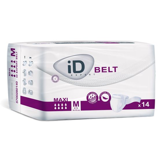 iD Expert Belt Maxi - Medium (Cotton Feel) - Pack of 14