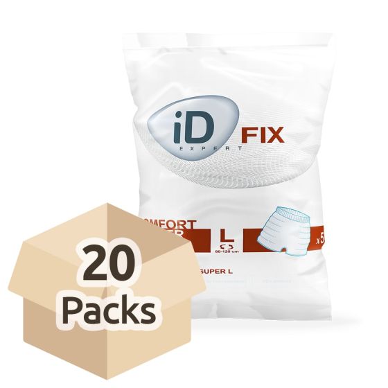 iD Expert Fix Comfort Super - Large - Carton - 20 Packs of 5