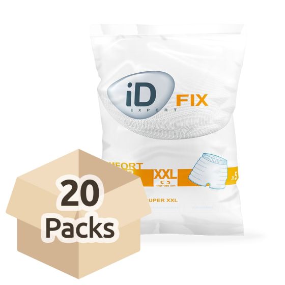 iD Expert Fix Comfort Super - XX Large - Carton - 20 Packs of 5