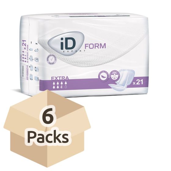iD Expert Form 2 Extra (Cotton Feel) - Carton - 6 Packs of 21