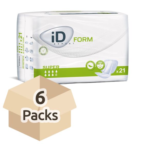 iD Expert Form 2 Super (Cotton Feel) - Carton - 6 Packs of 21