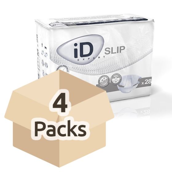 iD Expert Slip Normal - Medium (PE Backed) - Carton - 4 Packs of 28