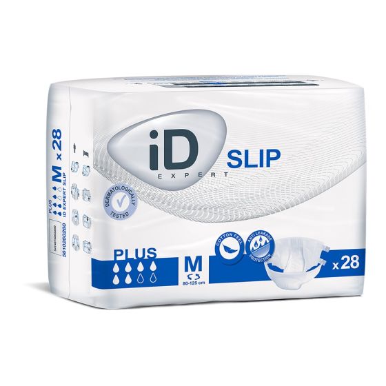 iD Expert Slip Plus - Medium (Cotton Feel) - Pack of 28