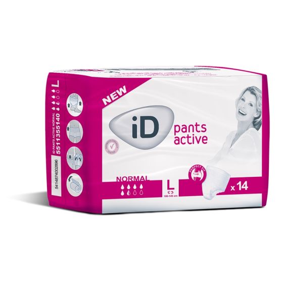 iD Pants Active Normal - Large - Pack of 14