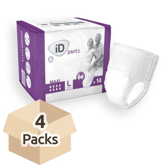 iD Pants Maxi Large - Carton - 4 Packs of 14