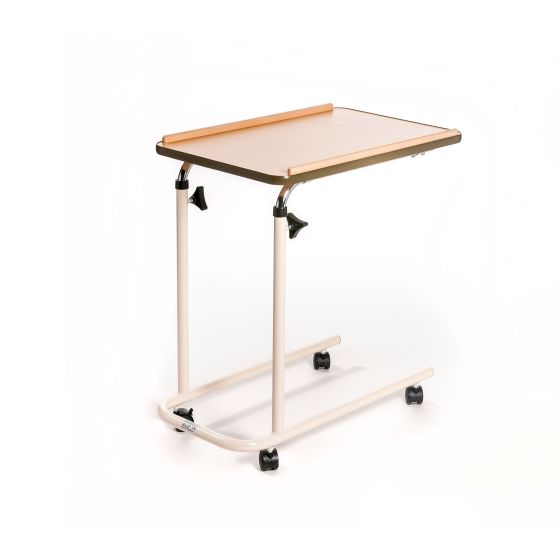 Over Bed Table with Open Base and Castors