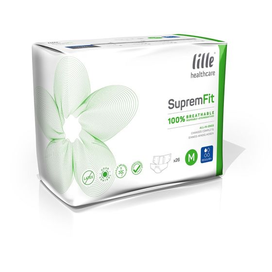 Lille Healthcare Suprem Fit Regular Plus - Medium - Pack of 26