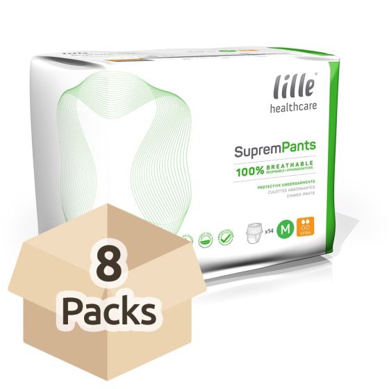 Lille Healthcare Suprem Pants Extra - Medium - Carton - 8 Packs of 14