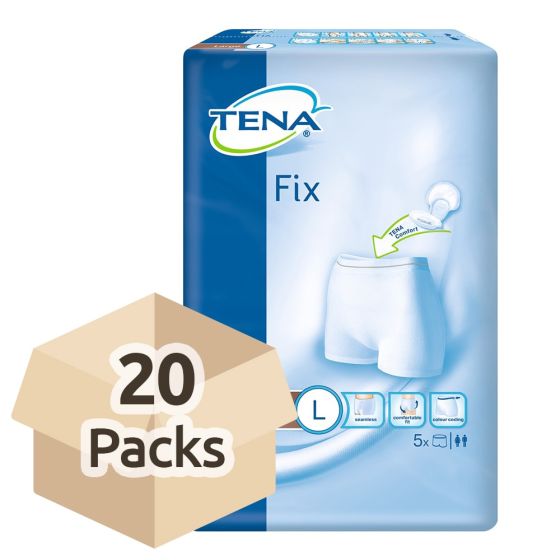 TENA Fix Premium - Large - Case Saver - 20 Packs of 5