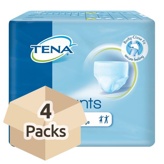 TENA Pants Discreet - Large - Case Saver - 4 Packs of 10