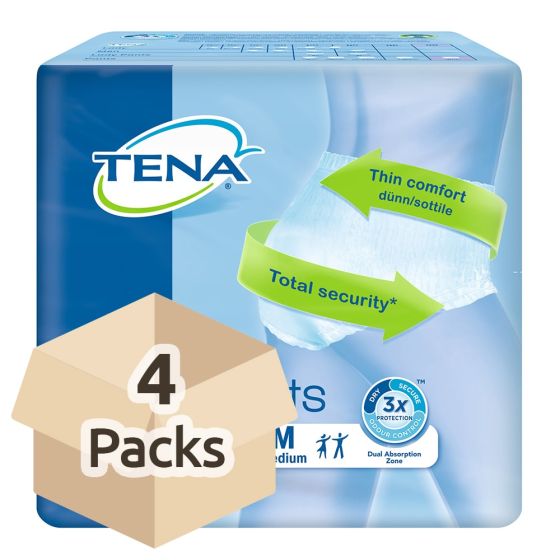 TENA Pants Maxi - Medium - Case Saver - 4 Packs of 10