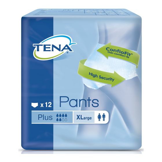 TENA Pants Plus - Extra Large - Pack of 12