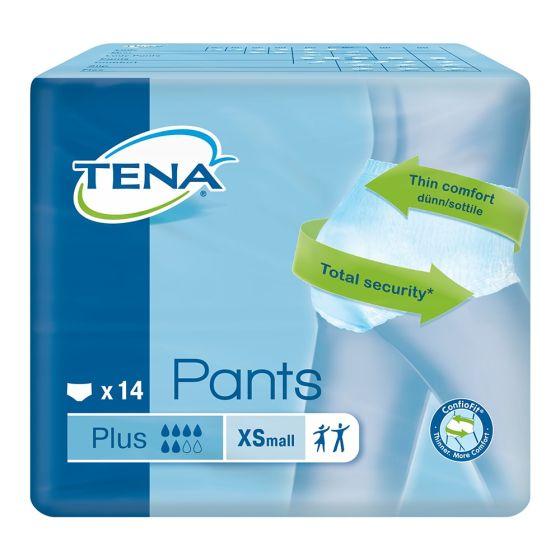 TENA Pants Plus - Extra Small - Pack of 14