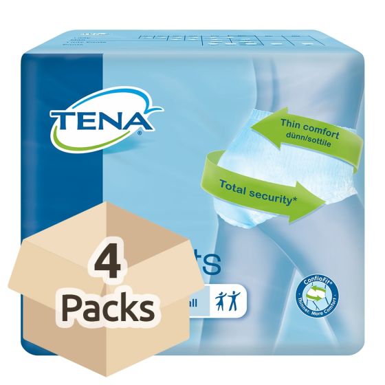 TENA Pants Plus - Small - Case Saver - 4 Packs of 14