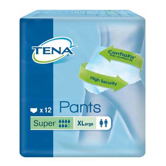 TENA Pants Super - Extra Large - Pack of 12