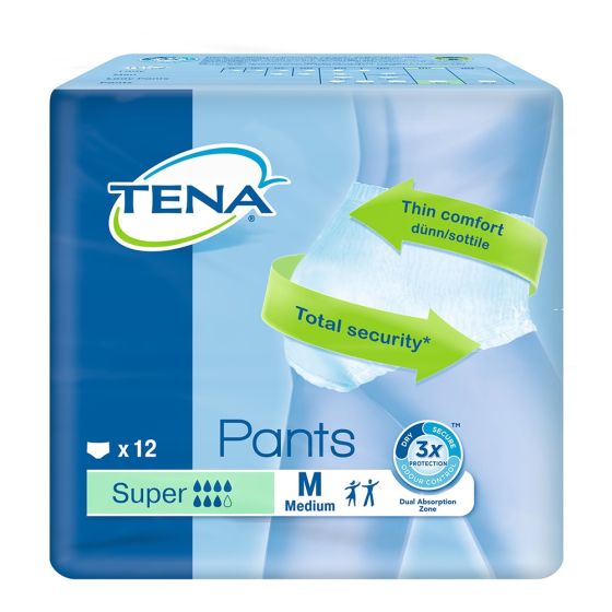 TENA Pants Super - Medium - Pack of 12