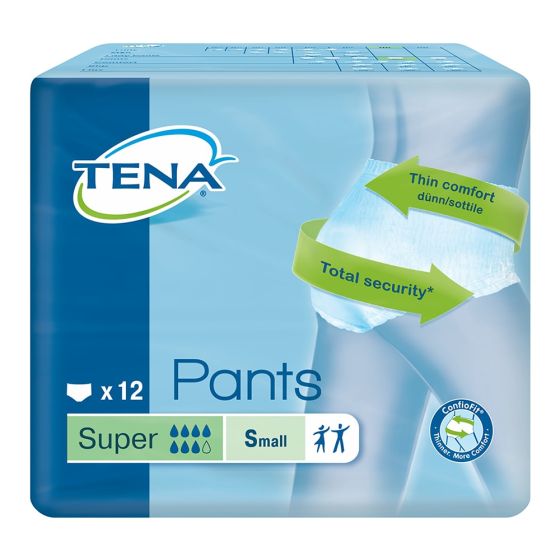 TENA Pants Super - Small - Pack of 12