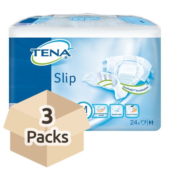 TENA Slip Maxi - Medium - Case Saver - 3 Packs of 24