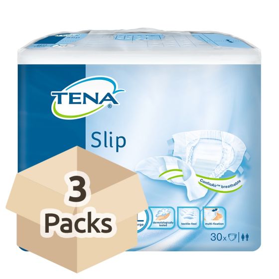 TENA Slip Plus - Extra Large - Case Saver - 3 Packs of 30