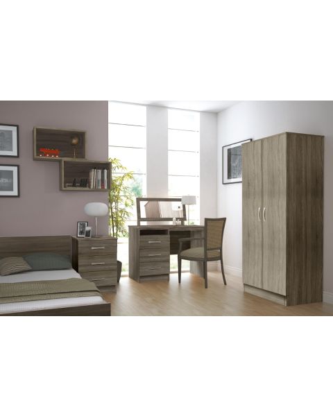 The Classic Bedroom Furniture Set in Truffle Oak