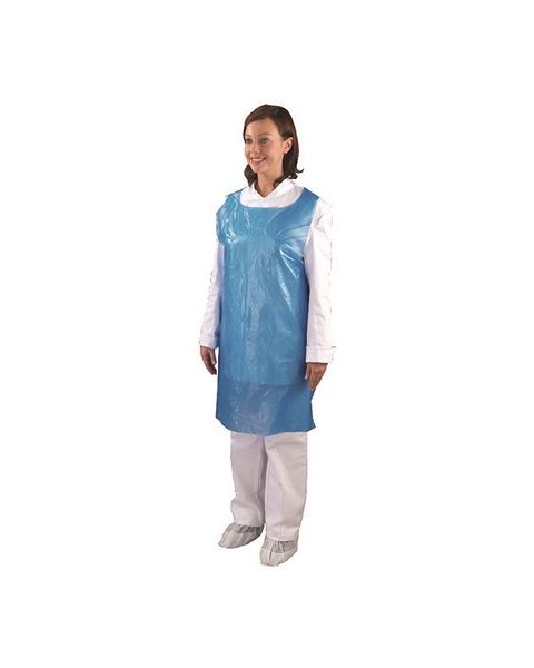 BLUE DISPOSABLE APRONS ON A ROLL (1000)