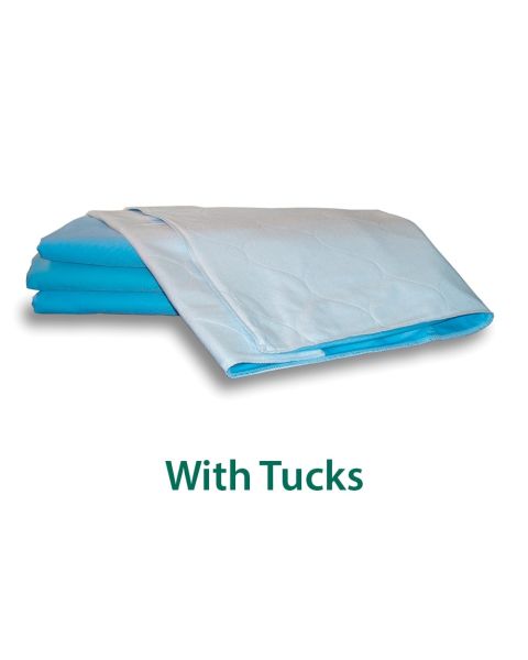 Community Washable Bed Pad with Tucks - 75cm x 85cm