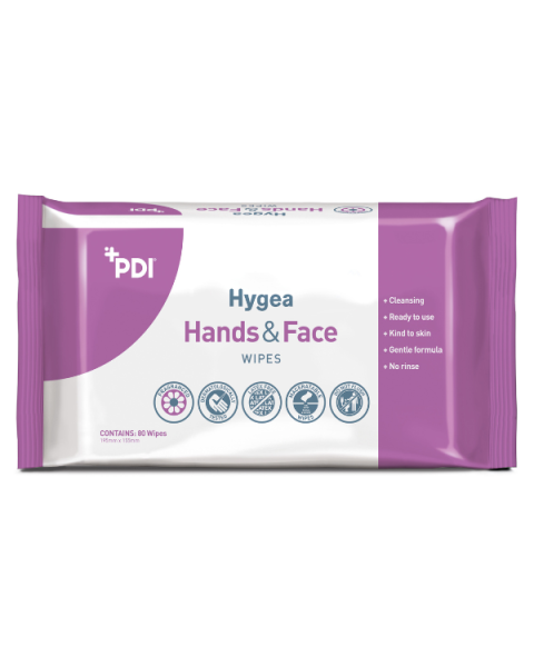 HYGEA® HANDS & FACE WIPES (80) 