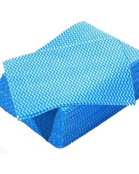 Lightweight Disposable Wipe Blue (50)