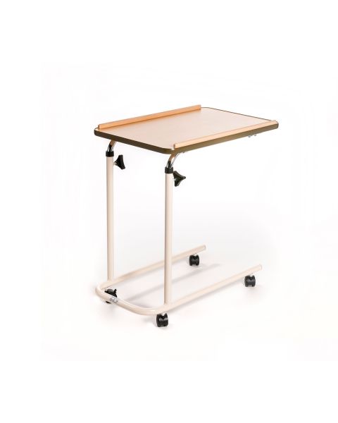 Over Bed Table with Open Base and Castors