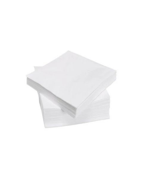 White 2-Ply Serviettes/Napkins - 2000 sheets - 33x33cm