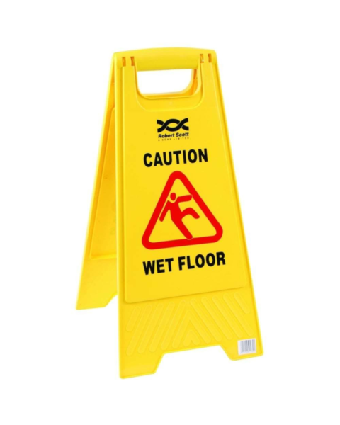 Wet Floor Safety Sign - A Frame