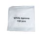 WHITE FLAT PACK DISPOSABLE APRONS (1000)